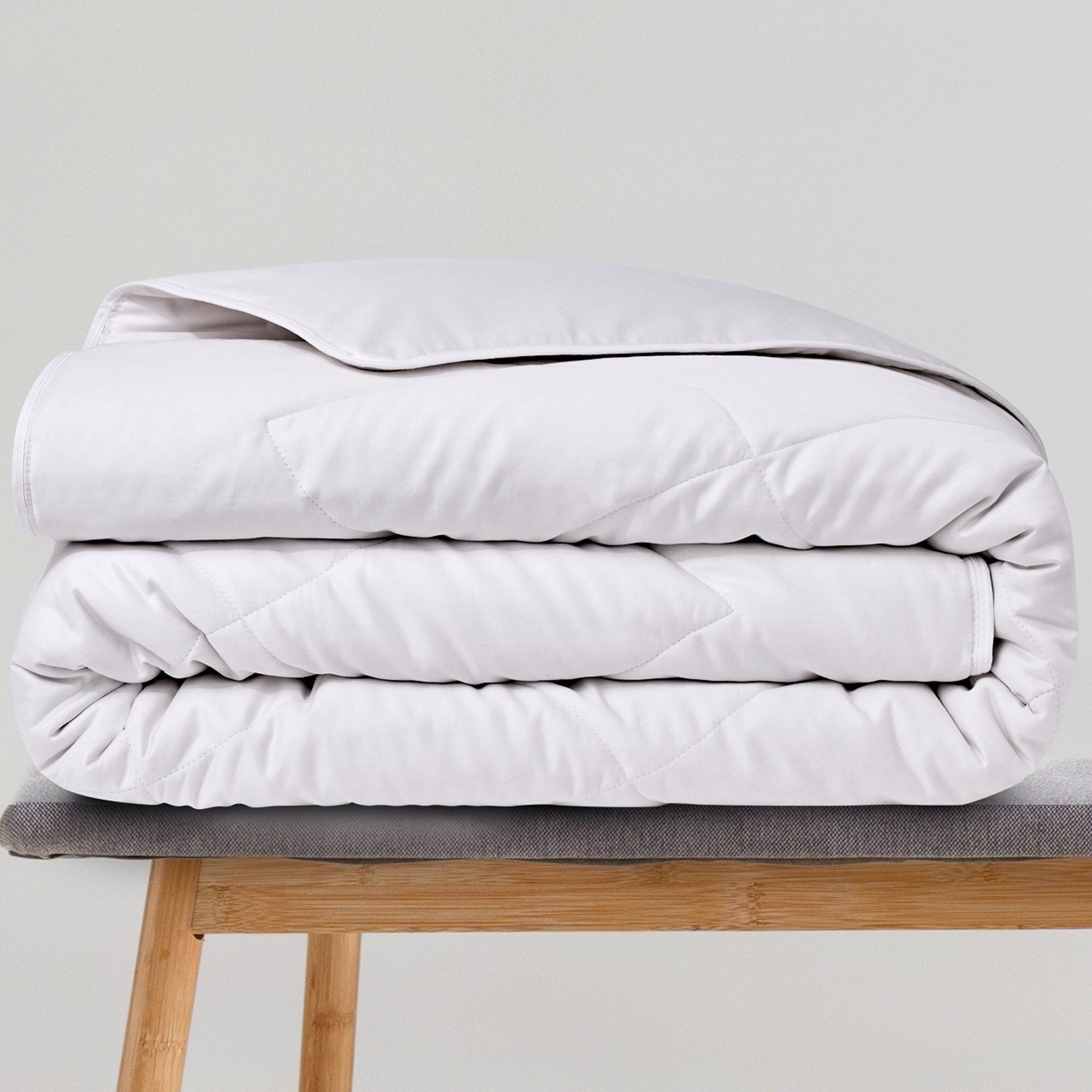 Couette hiver 2 personne - 200x200 cm - Alpaga hiver - Coloris Unique - Linvosges