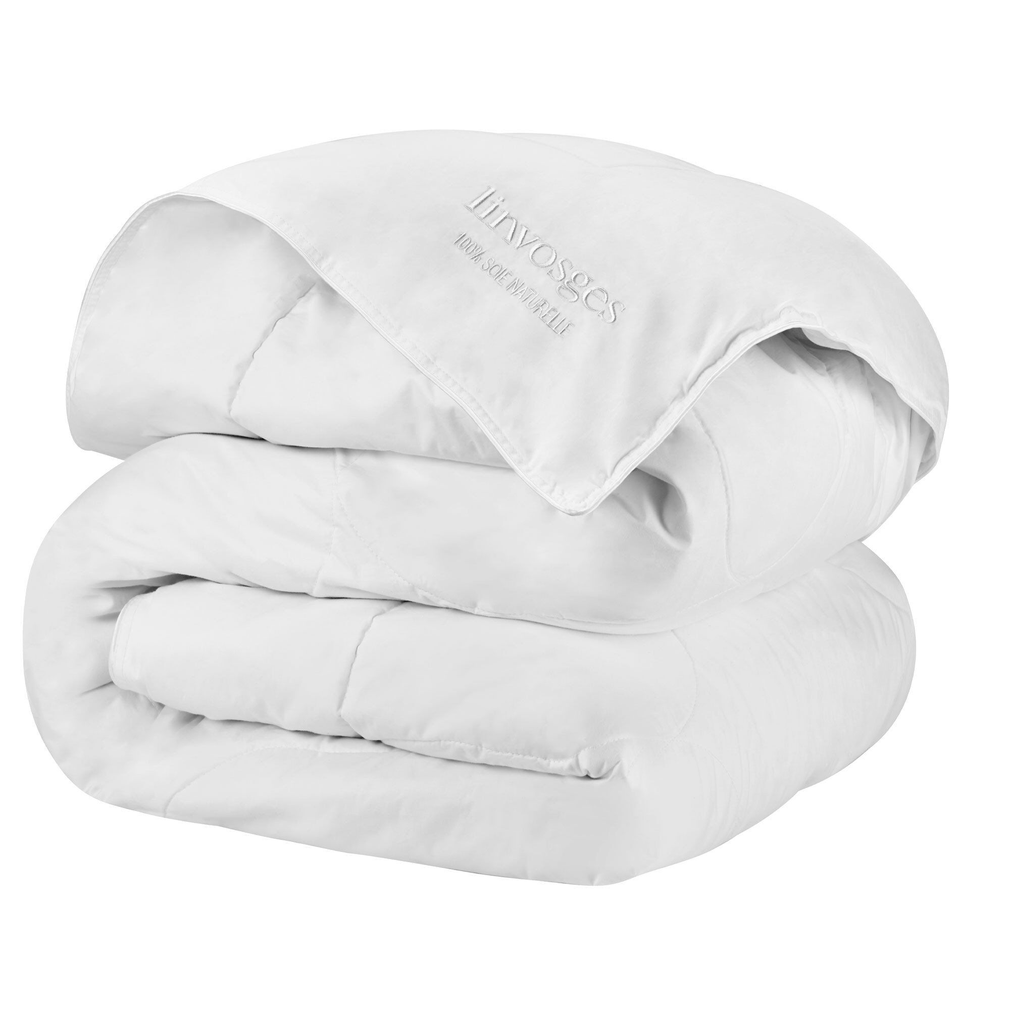 Couette hiver 2 personnes - 200x200 cm - Soie hiver - Coloris Unique - Linvosges