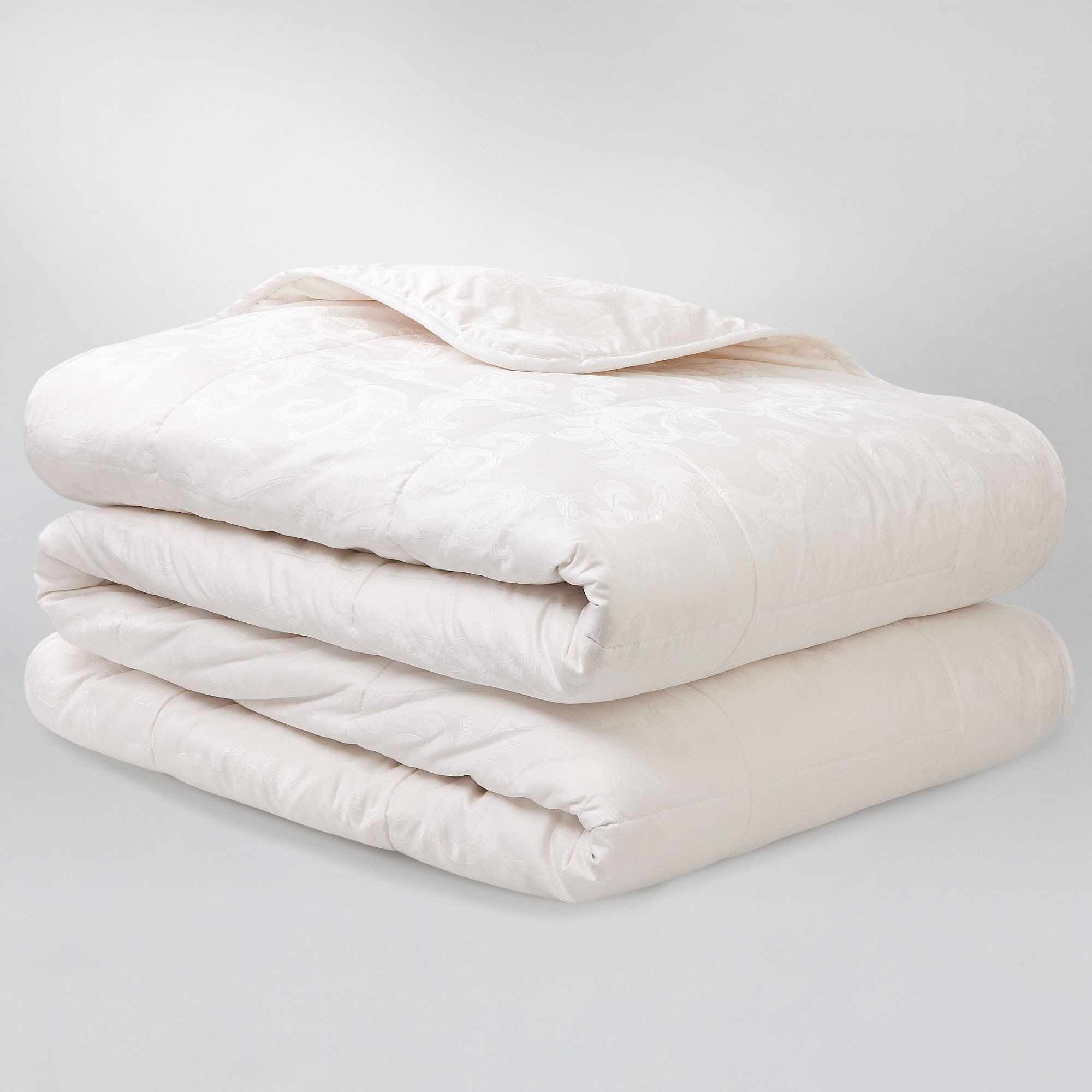 Couette hiver 2 personnes - 260x240 cm - Soie satin - Coloris Unique - Linvosges