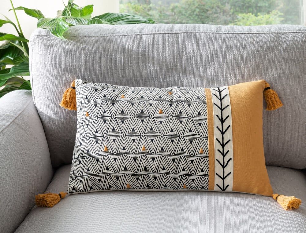 Coussin - 40x40 cm - Itinéraire d'Ailleurs - Coloris Unique - Linvosges
