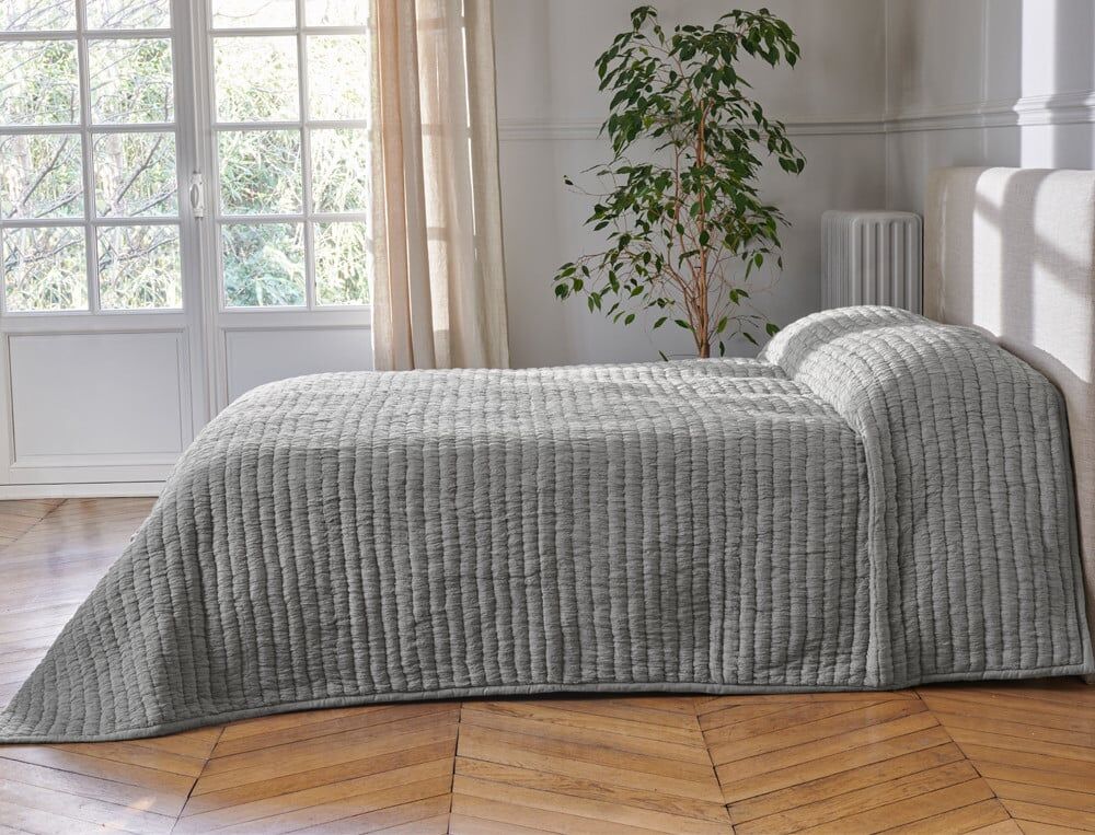 Couvre-lit - 180x250 cm - Allégro - Bleu Pale - Linvosges
