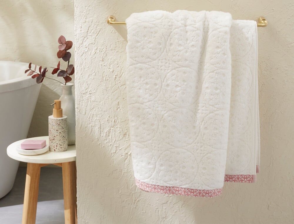 Drap de bain - 100x150 cm - Séville - Vert - Linvosges