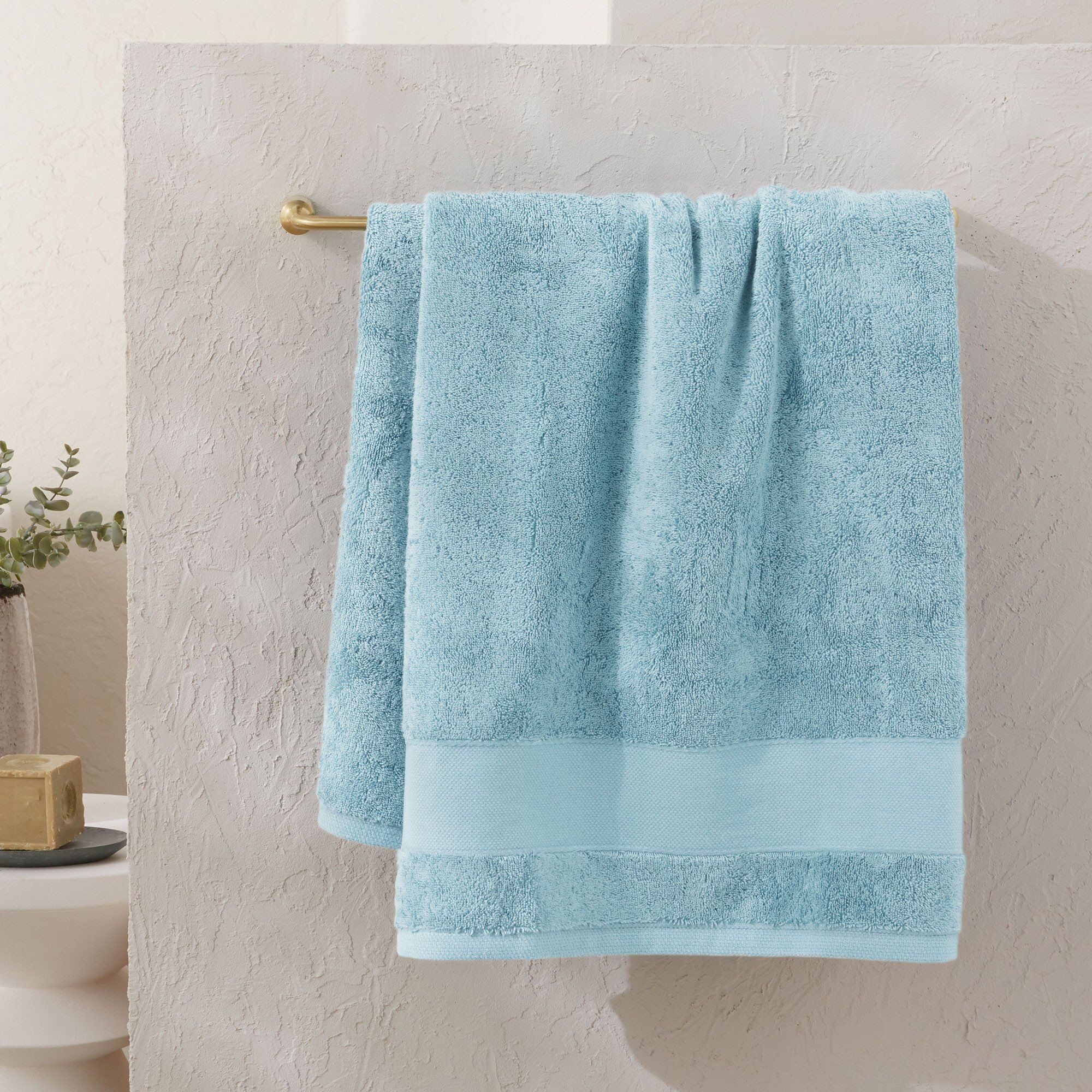 Drap de bain - 100x150 cm - Parenthèse - Noir - Linvosges