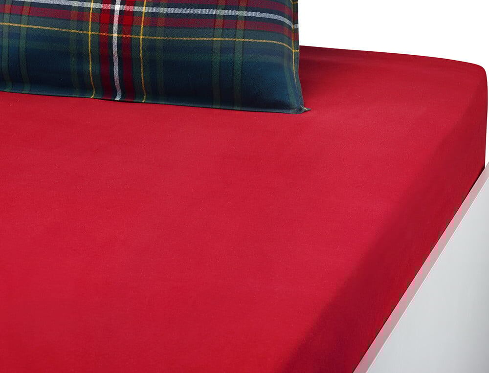 Drap-housse 2 personnes bonnet 35 cm - 180x200 cm - En Ontario - Coloris Unique - Linvosges