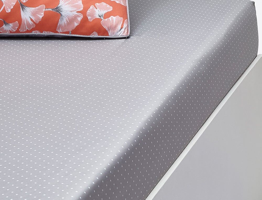 Drap-housse 2 personnes bonnet 35 cm - 140x190 cm - Gingko - Coloris Unique - Linvosges