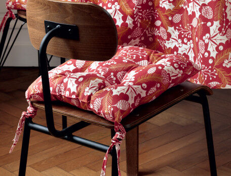 coussin de chaise, galettes de chaise, carrée, design, provence, 40x40