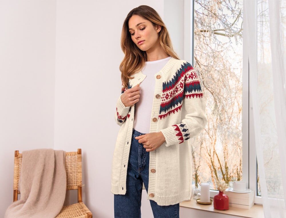 Gilet long - 44/46 - Famille d'amour - Coloris Unique - Linvosges