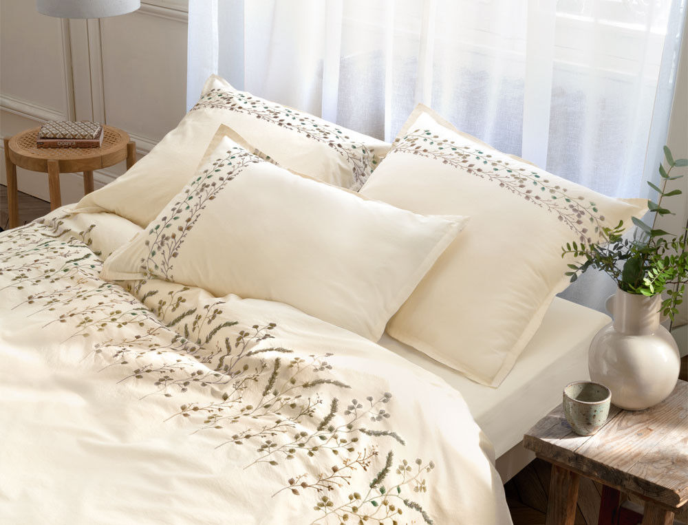 Housse de couette 1 pers. - 135x200 cm - Mascarpone - Coloris Unique - Linvosges