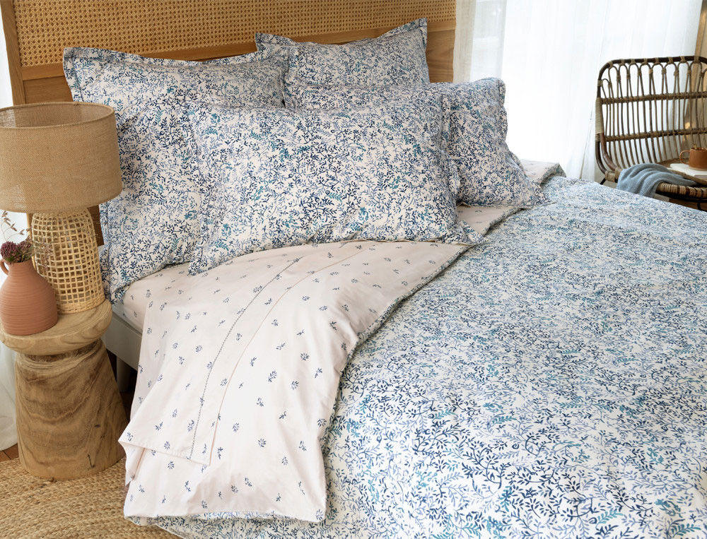 Housse de couette 2 personnes - 200x200 cm - Un brin de poésie - Coloris Unique - Linvosges