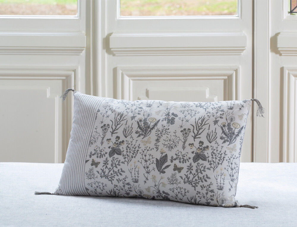 Housse de coussin imprimée carrée - 45x45 cm - Histoire d'ailes - Coloris Unique - Linvosges