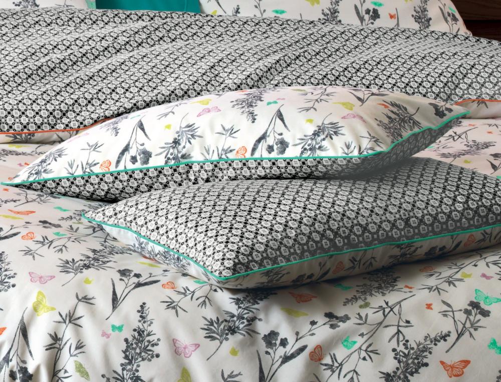 Housse de coussin - 30x50 cm - Jardin des poètes - Coloris Unique - Linvosges
