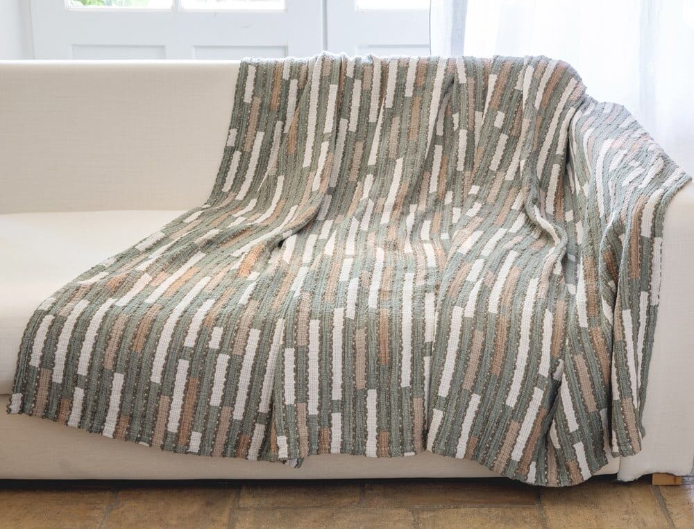 Jeté de canapé tissé-teint - 220x250 cm - En campagne - Coloris Unique - Linvosges