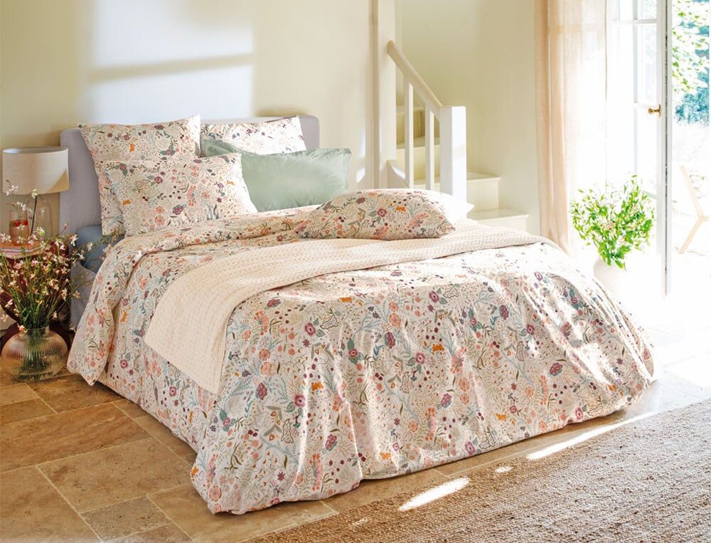 Drap-housse 1 pers. bonnet 35cm - 90x190 cm - En liberté - Coloris Unique - Linvosges