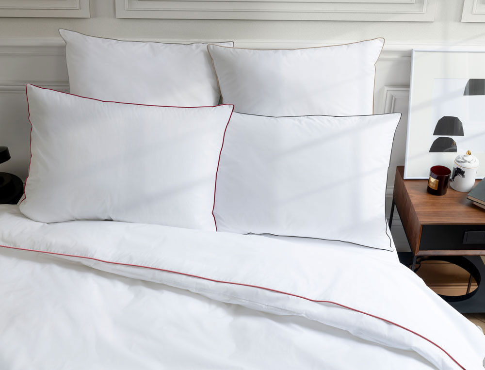Drap-housse 2 personnes bonnet 35 cm - 160x200 cm - Grand Hôtel - Blanc - Linvosges