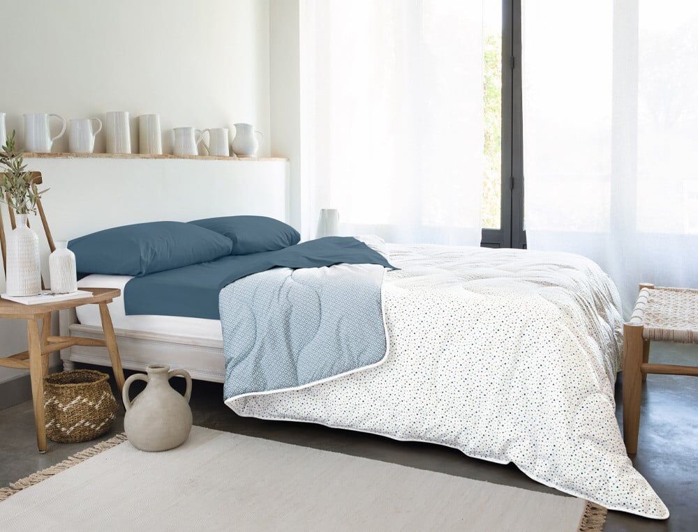 NighTbag&reg; 2 pers. - 160x220 cm - NighTbag® percale - Coulis De Fraise - Linvosges