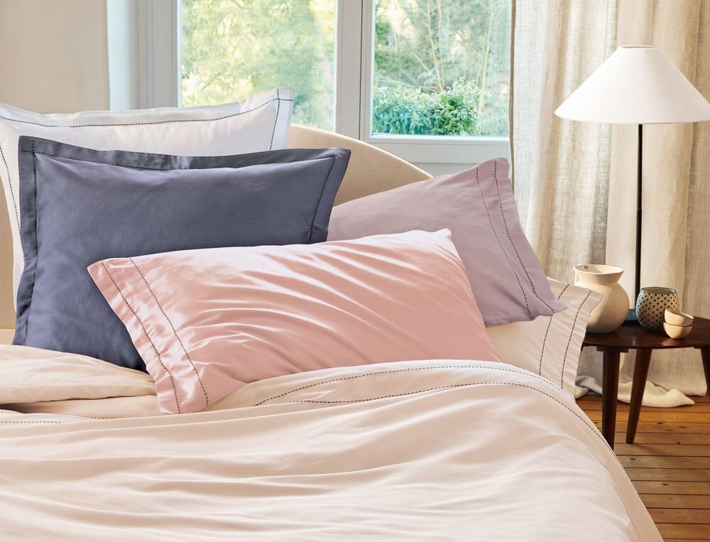 Tissu au mètre uni - 280 cm - Satin - Petale - Linvosges