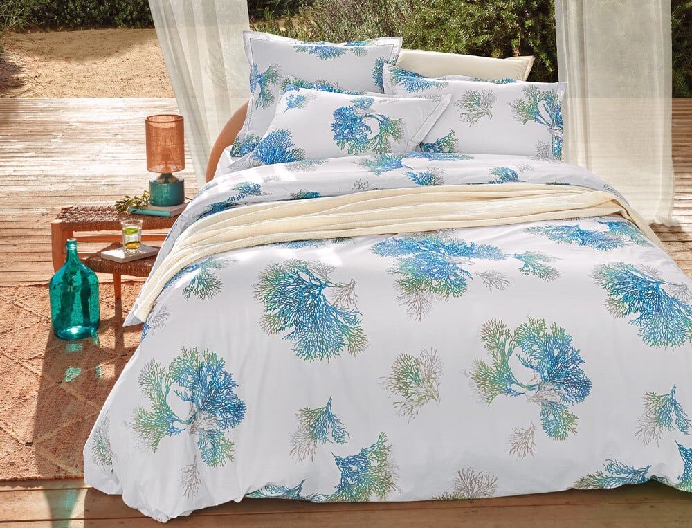Tissu au mètre imprimé - 280 cm - Mer du Sud - Coloris Unique - Linvosges