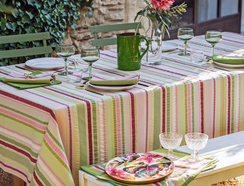 Nappe rectangulaire - 160x200 cm - Bords de Marne - Coloris Unique - Linvosges
