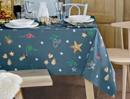 Nappe De Noel Nappe Ronde Nappe En Tissu Linvosges