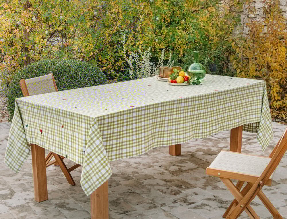 Nappe rectangulaire - 160x200 cm - Marmelade - Coloris Unique - Linvosges