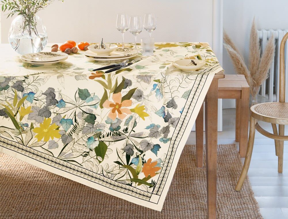 Nappe ronde - Ø 175 cm - Nature gourmande - Coloris Unique - Linvosges