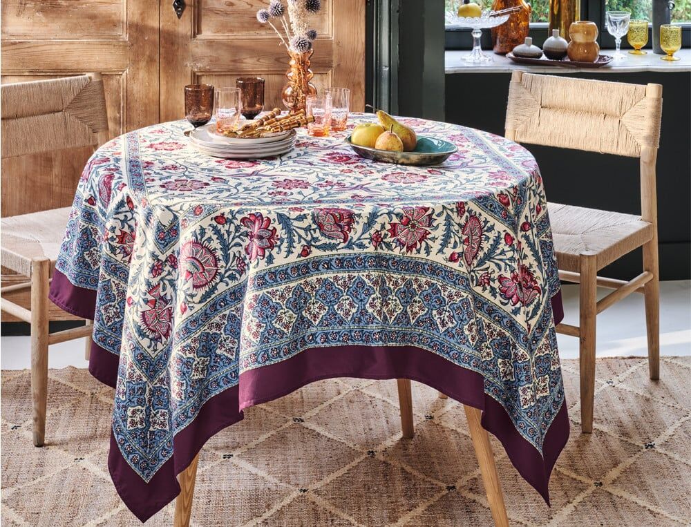 Nappe carrée - 160x160 cm - Sofia - Coloris Unique - Linvosges