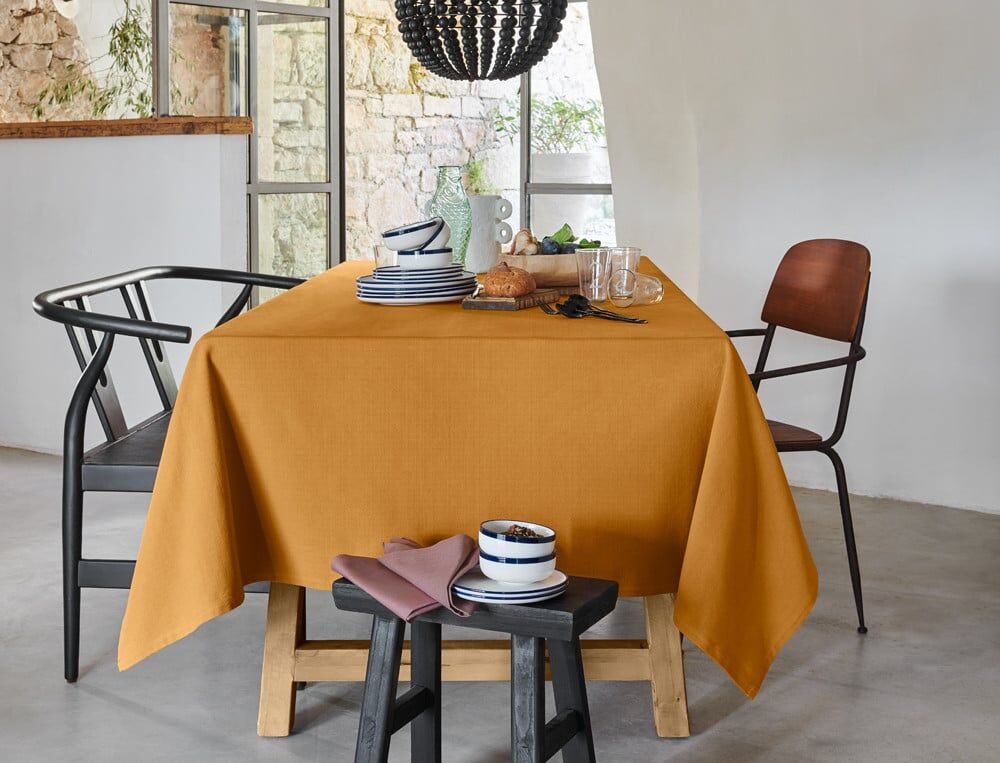 Nappe ronde - Ø 175 cm - Farandole - Figue - Linvosges