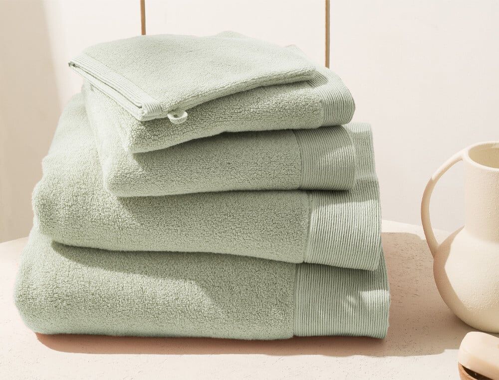 2 gants + 1 serviette + 1 drap de bain - taille unique - Caresse - Aqua - Linvosges