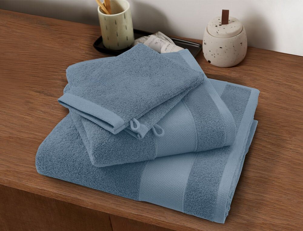 1 serviette de bain + 1 drap de bain + 2 gants - taille unique - Parenthèse - Bougainvilliers - Linvosges