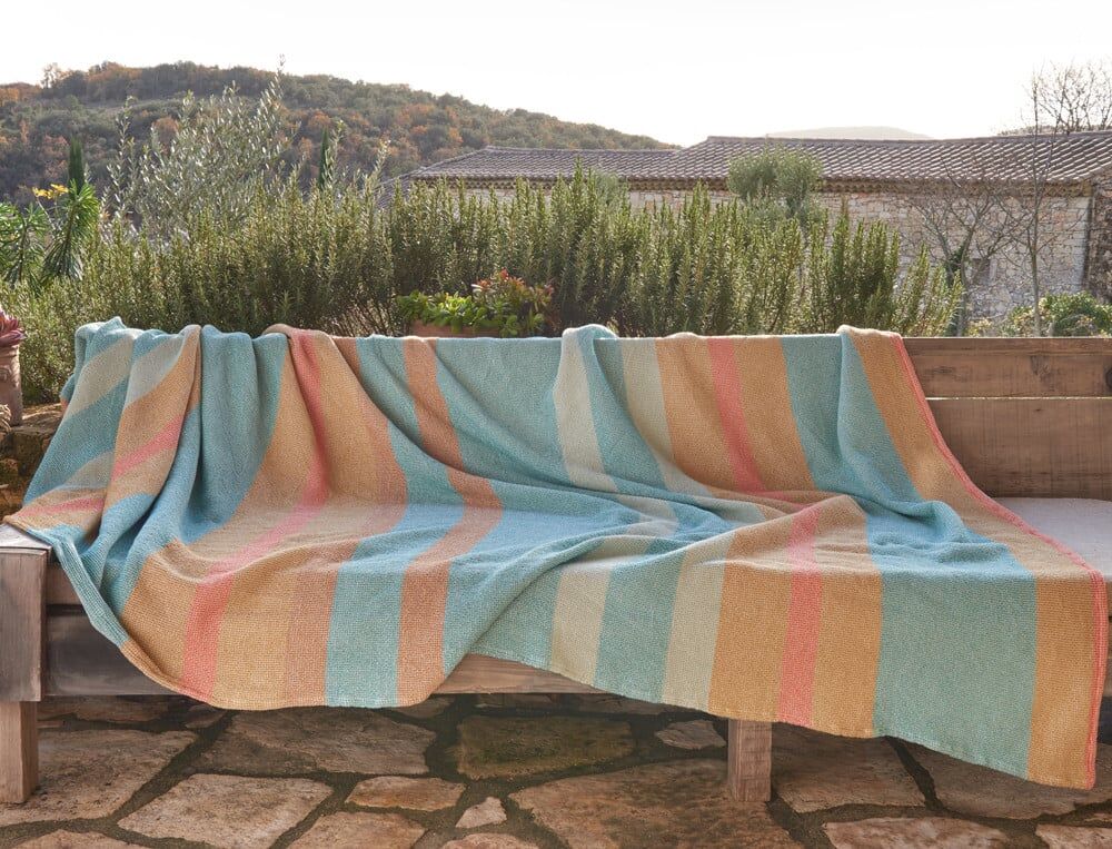 Jeté de canapé - 230x260 cm - Un air d?été - Coloris Unique - Linvosges
