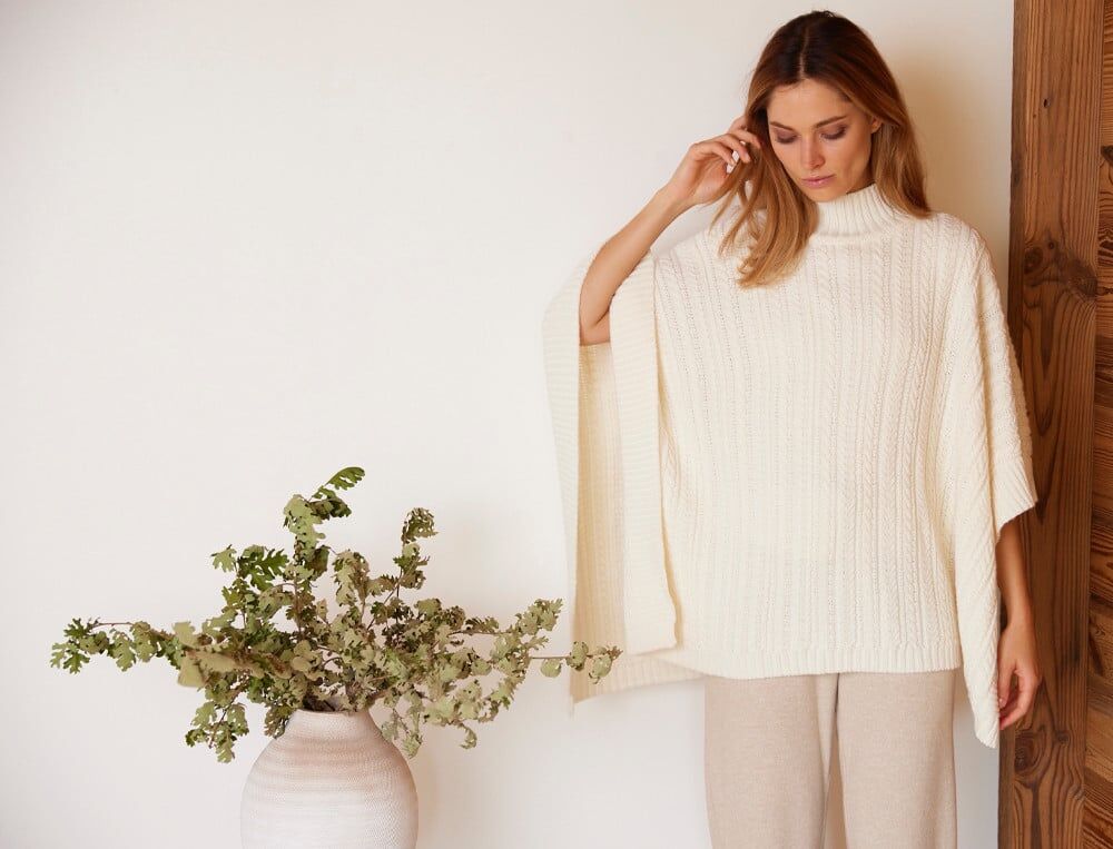 Poncho - taille unique - Macchiato - Coloris Unique - Linvosges