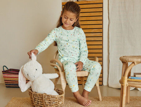 Pyjama en coton pour garçons et filles de 2 à 14 ans, vêtements de nuit  pour enfants et adolescents