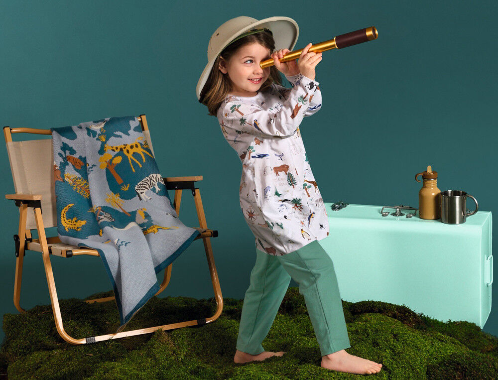 Pyjama enfant - 4/5 ans - Mappemonde - Coloris Unique - Linvosges
