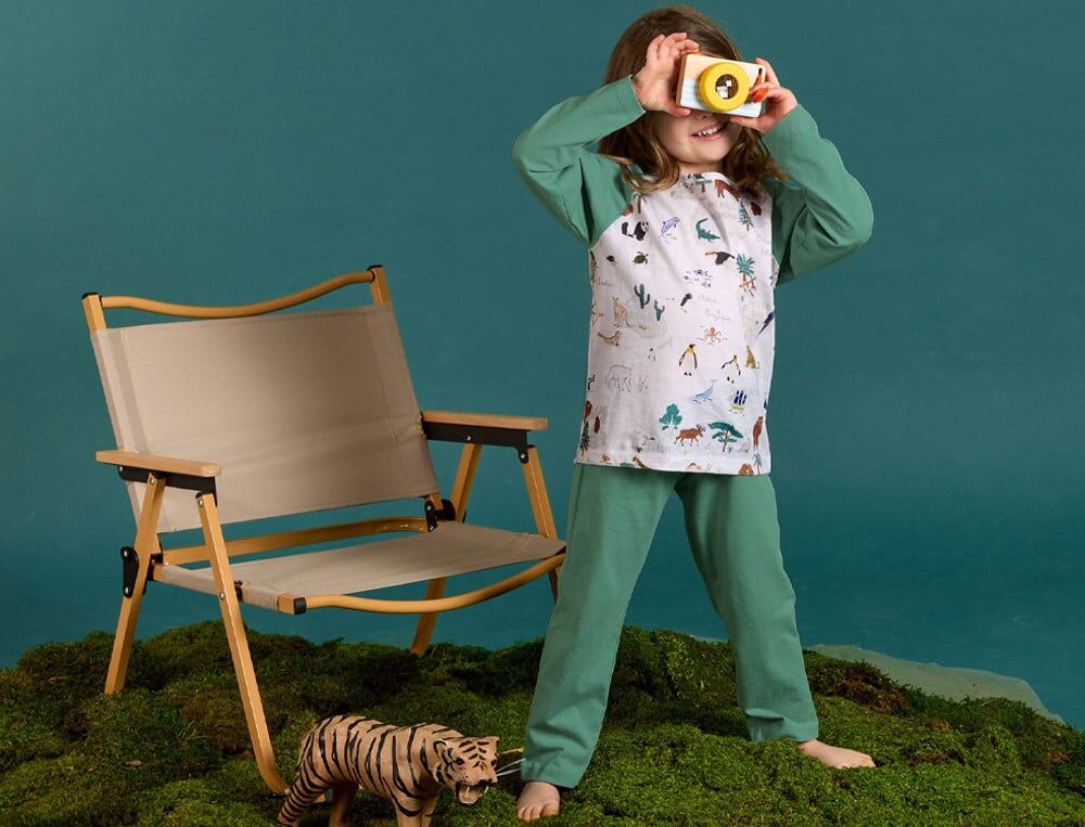Pyjama enfant - 8/9 ans - Mappemonde - Coloris Unique - Linvosges