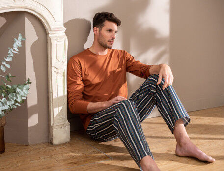 Pyjama homme : pyjashort et pyjama court pour homme - Linvosges