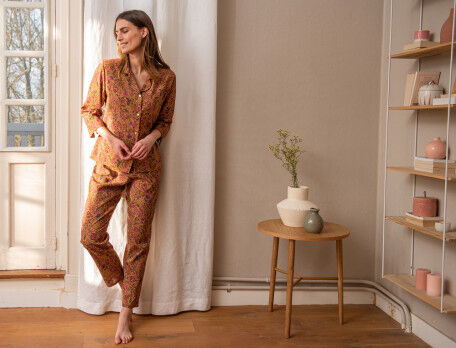Pyjama Hiver Femme en Velours 'Toulouse