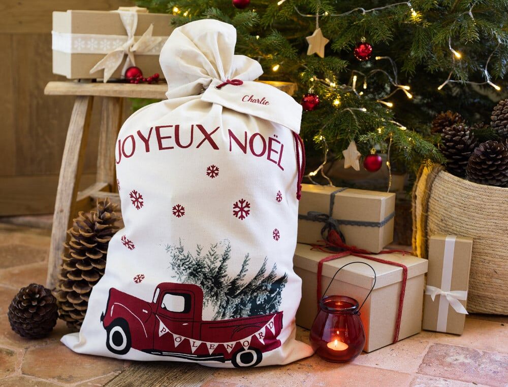 Sac à jouets - 50x80 cm - Noël chéri - Coloris Unique - Linvosges