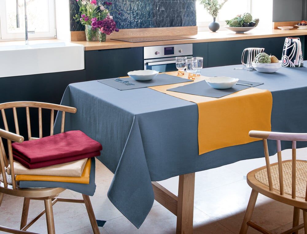 2 sets de table - 35x50 cm - Semaine - Grège - Linvosges