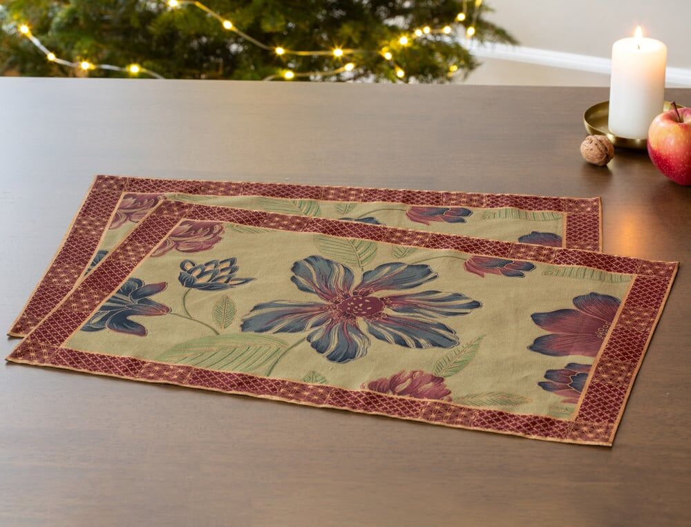2 sets de table - 35x50 cm - D'or et d'épices - Coloris Unique - Linvosges