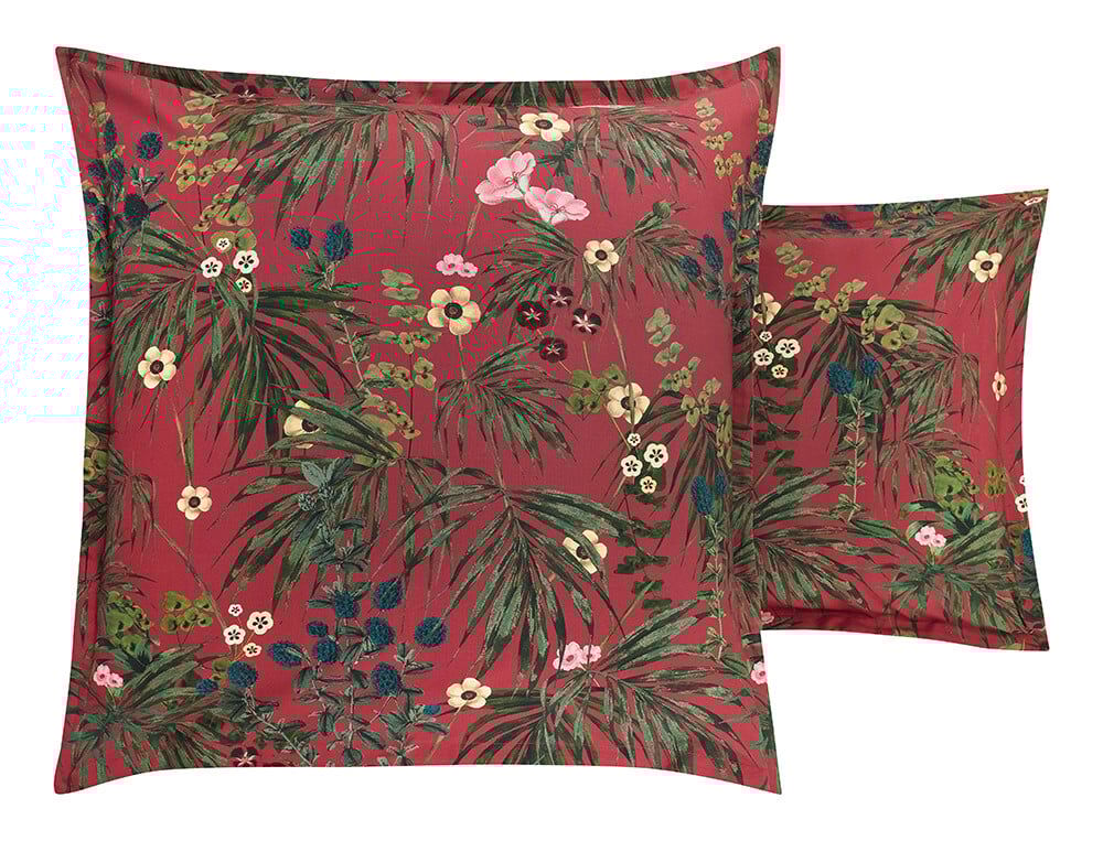 Taie d'oreiller carrée - 65x65 cm - Éloge floral - Coloris Unique - Linvosges