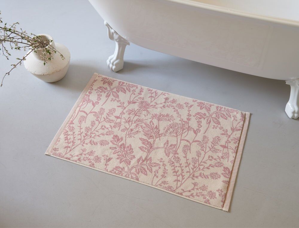 Tapis de bain - 50x80 cm - Balade folk - Coloris Unique - Linvosges