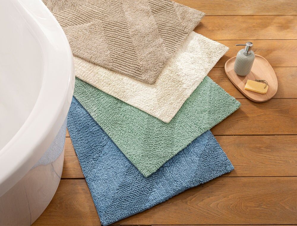 Tapis de bain - 70x140 cm - Vice Versa - Sable - Linvosges