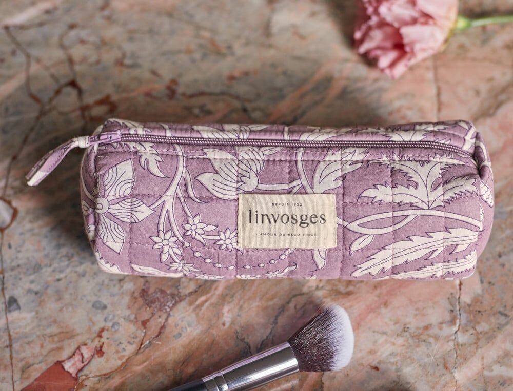 Trousse à maquillage - 19x6,5 cm - Sibylline - Parme - Linvosges